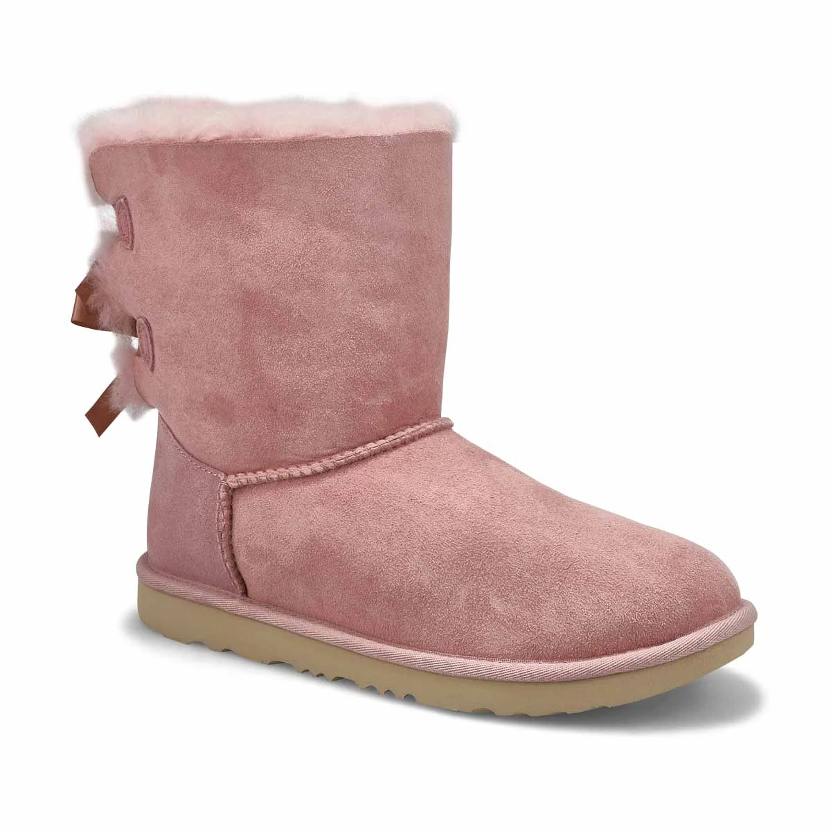UGG Girl's Bailey Bow II Sheepskin Boot - Bla - Image 3