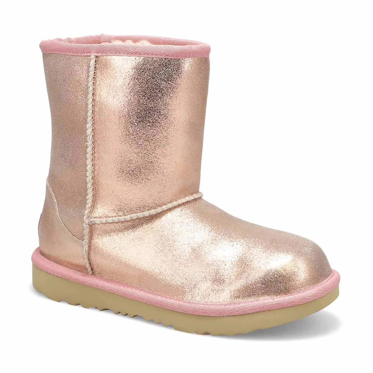 UGG Girls' Classic Metallic Glitter Boot - Me - Image 2