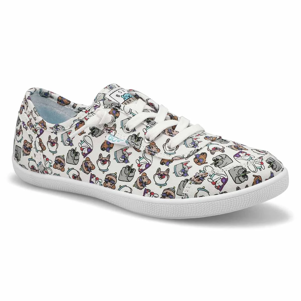 Skechers Womens' Bobs B Cute Sneaker - White - Image 3