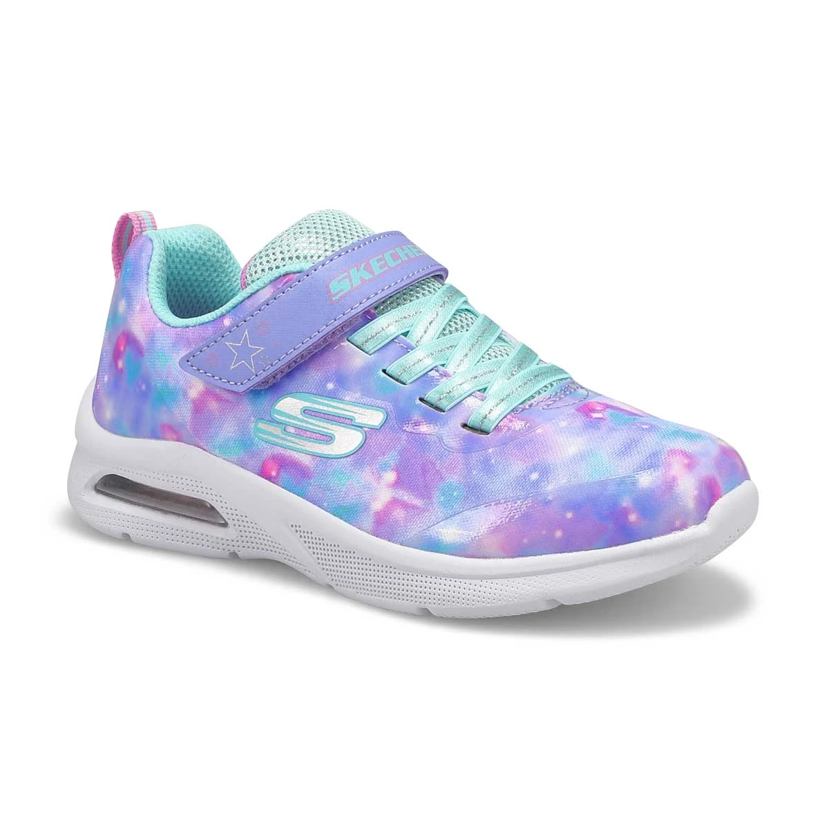 Skechers Girls' Microspec Max Sneaker - Black - Image 2