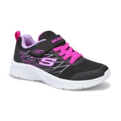 Skechers Girls' Microspec Bold Delight Sneake