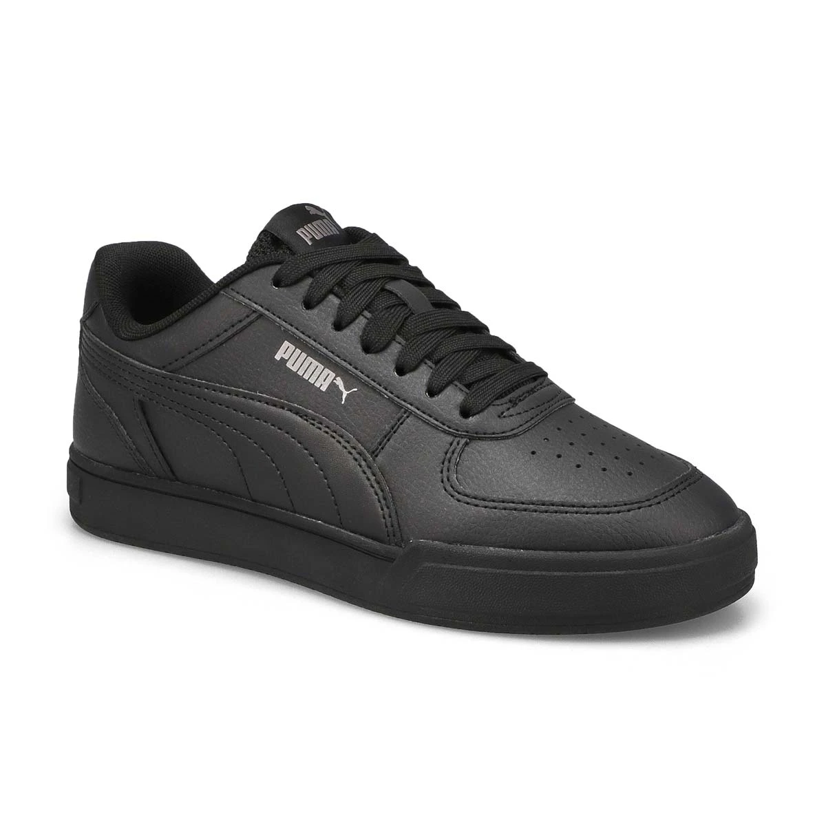 Puma Kids' Caven Jr Sneaker - Black/Steel Gre