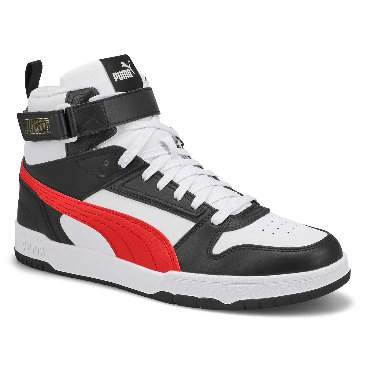 Puma Men's RBD Game High Top-White/Black - Image 2