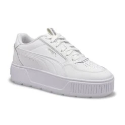Puma Girls' Karmen Rebelle Jr Sneaker - White