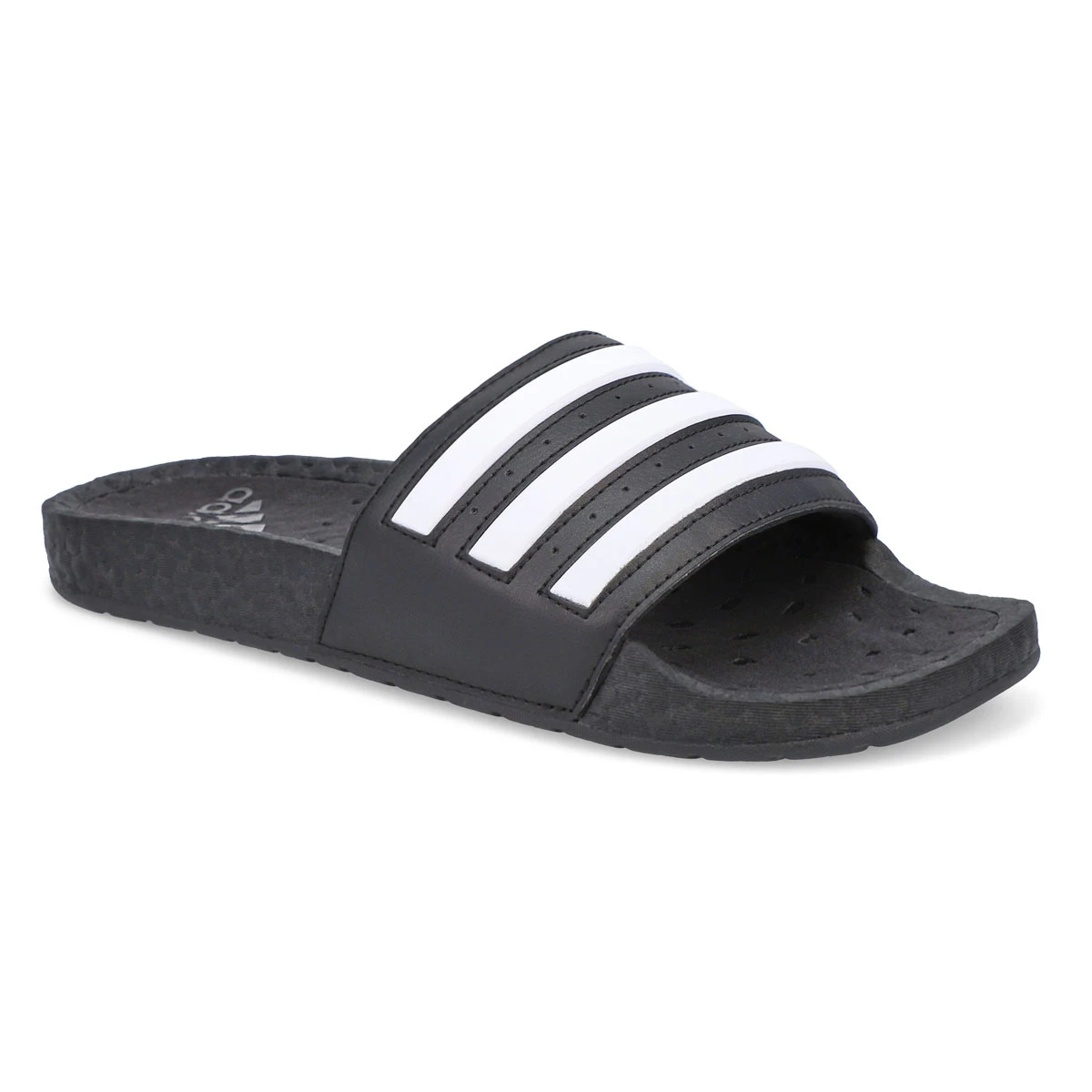 Adidas Men's Adilette Boost Slide - Black/Whi