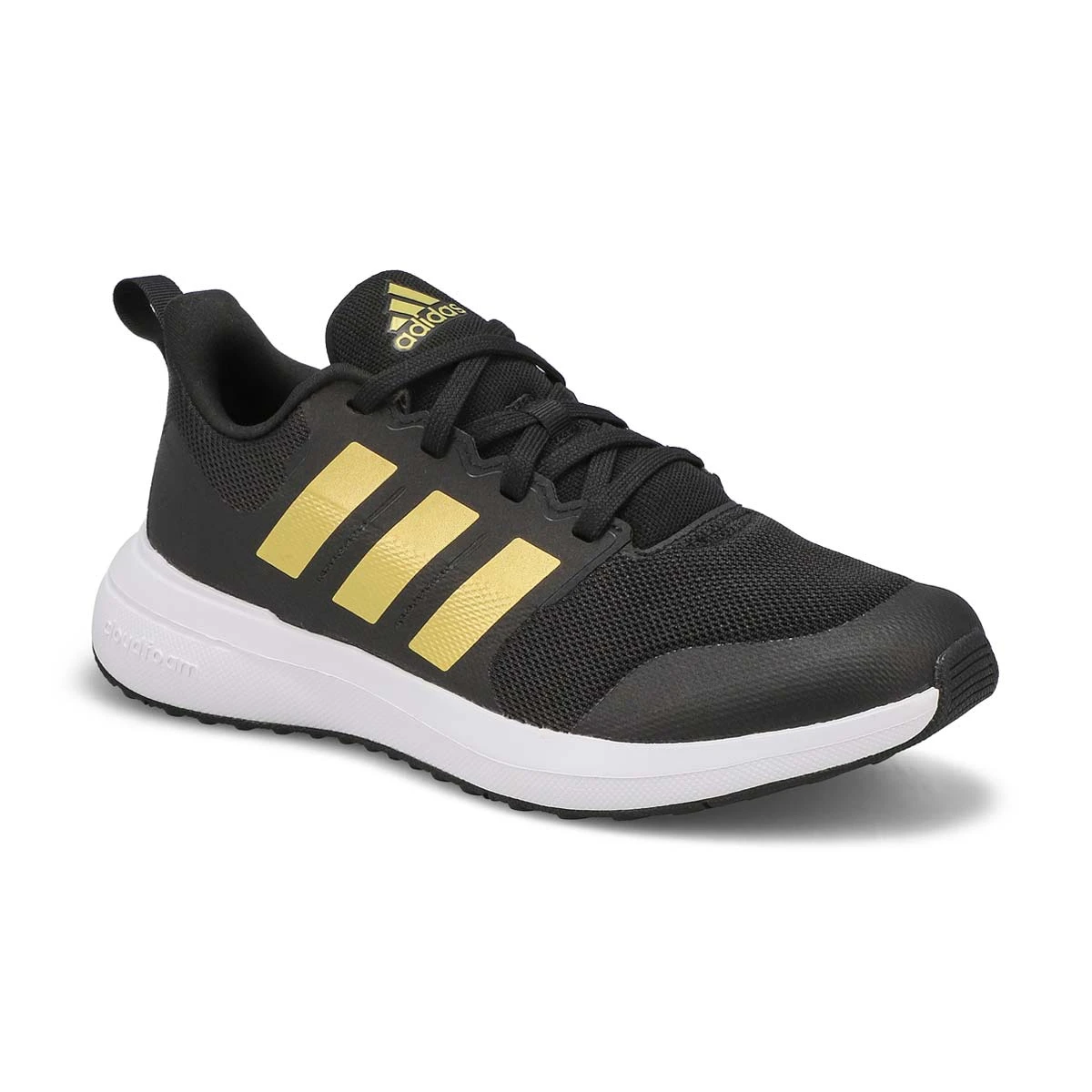 Adidas Girls' FortaRun 2.0 Sneaker -Black/Pin - Image 2