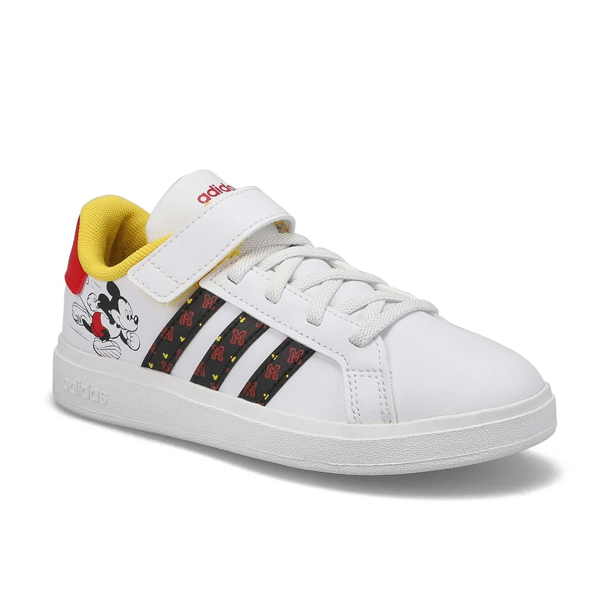 Adidas Girl's Grand Court 2.0 K Sneaker-Wht/P - Image 3